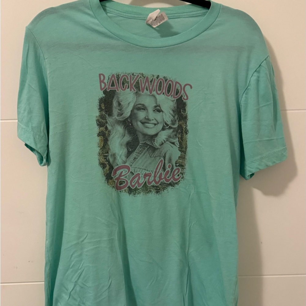 Dolly Parton  Backwoods Barbie Tee - Mint